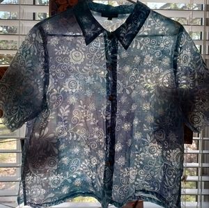 Blue & Purple button down